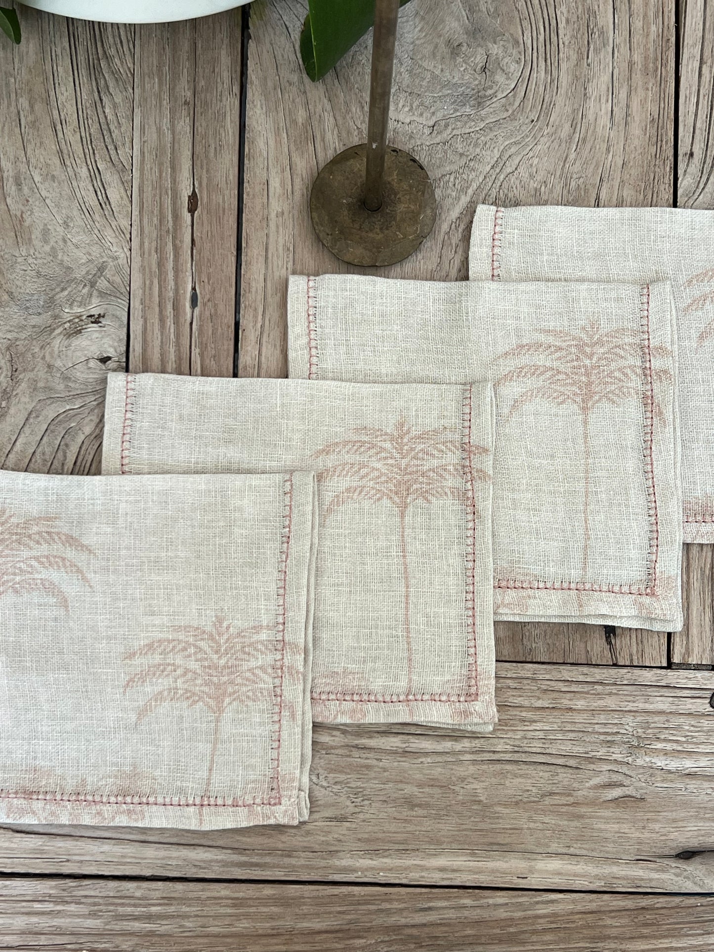 La Fortuna Palms Cocktail Napkins (set of 4)