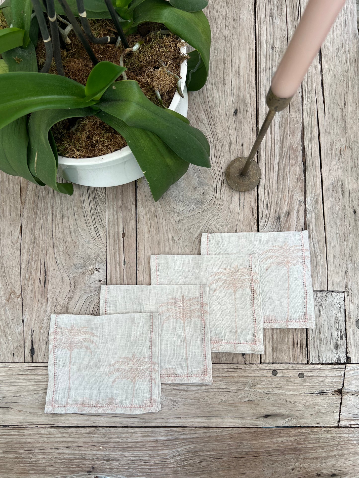 La Fortuna Palms Cocktail Napkins (set of 4)