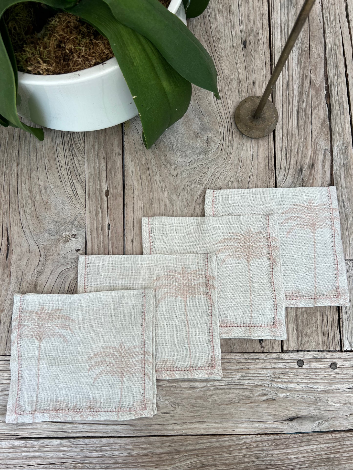 La Fortuna Palms Cocktail Napkins (set of 4)