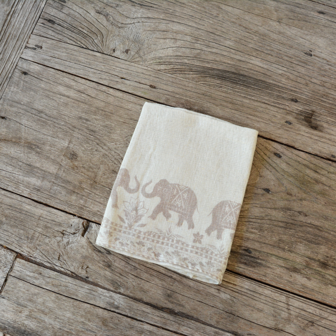 Garden Elephant Napkins (set of 4)