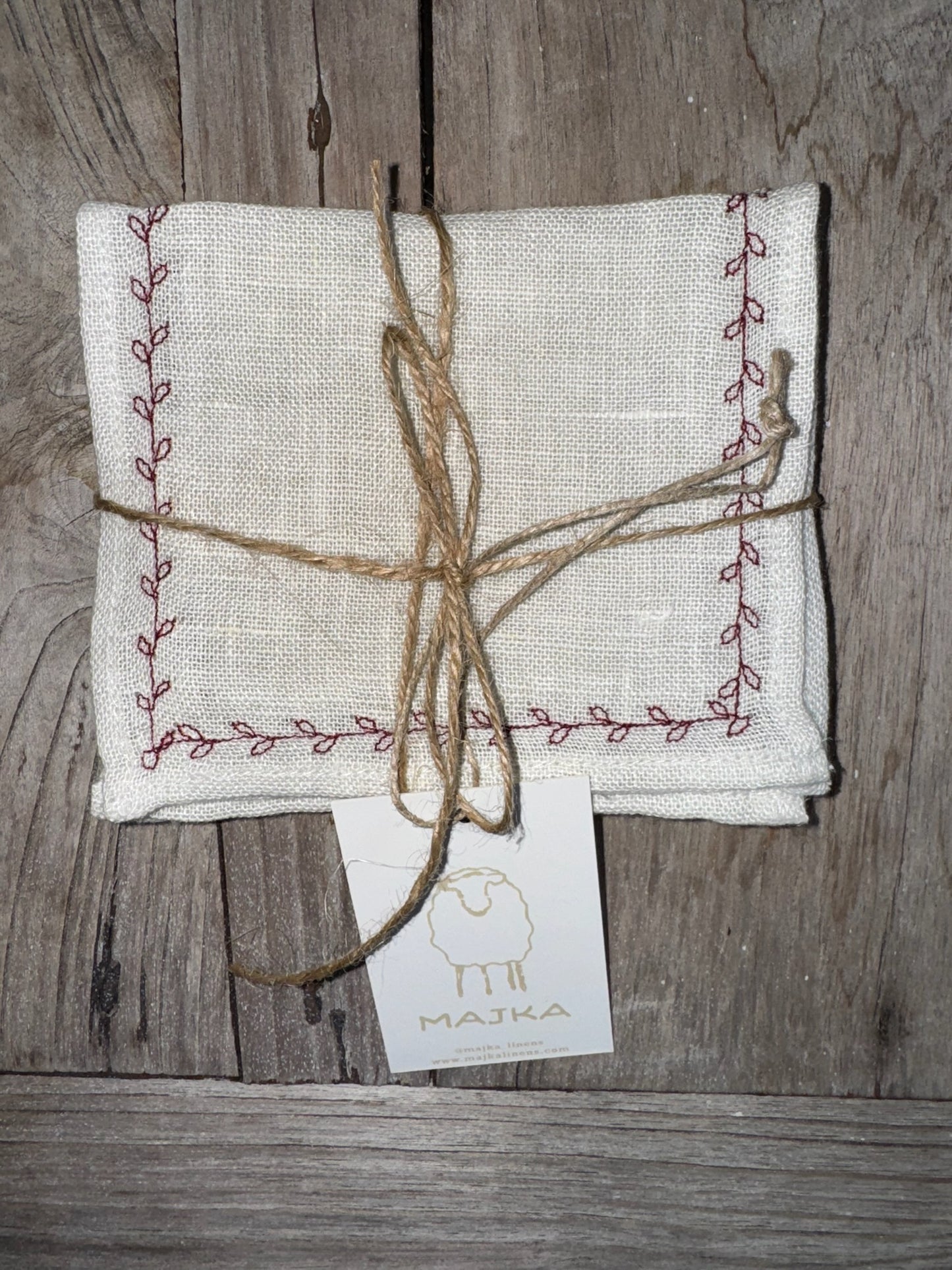 Holiday Vine Cocktail Napkins (set of 6)