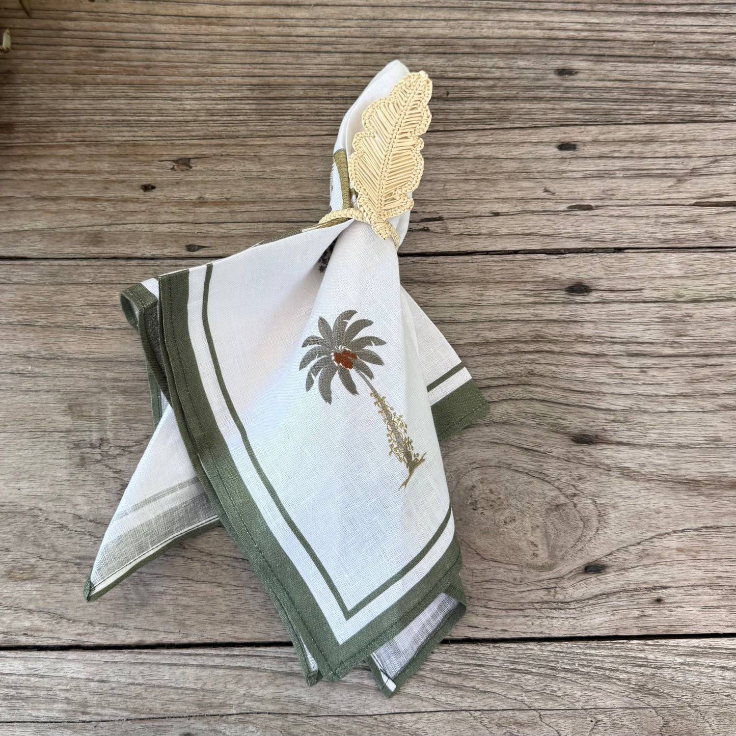 Lowcountry Palms Napkins (set of 4)