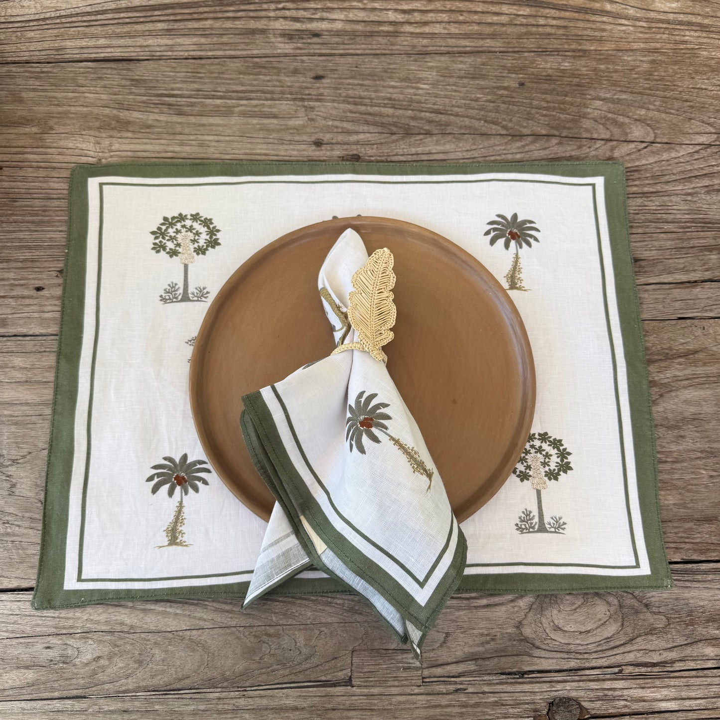 Lowcountry Palms Napkins (set of 4)