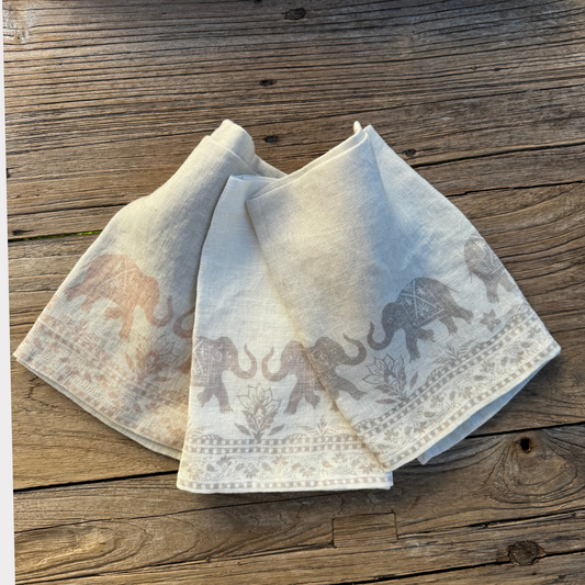 Garden Elephant Napkins (set of 4)