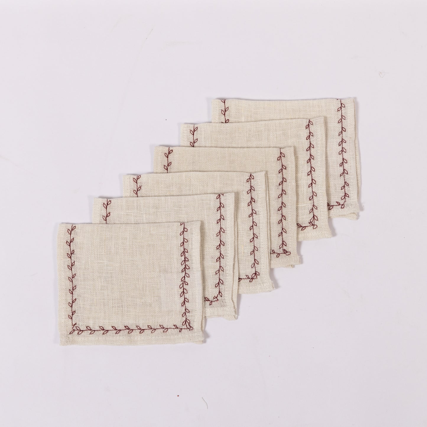 Holiday Vine Cocktail Napkins (set of 6)